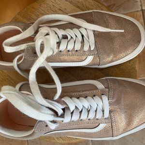 Women Rose Gold Old Skool Shoe